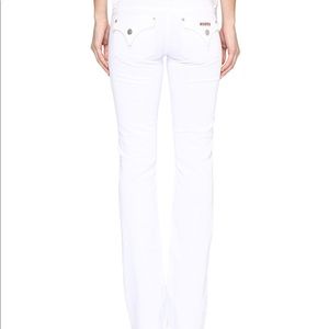 Hudson Signature Flare White Jeans